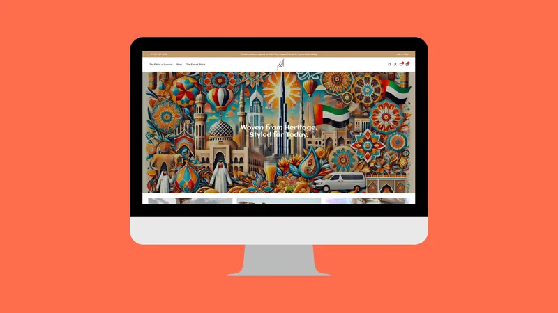Al Denim website on a desktop screen